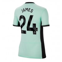Camiseta Chelsea Reece James #24 Tercera Equipación Replica 2023-24 para mujer mangas cortas